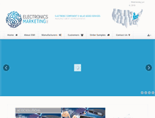 Tablet Screenshot of electronicsmarketinginc.com